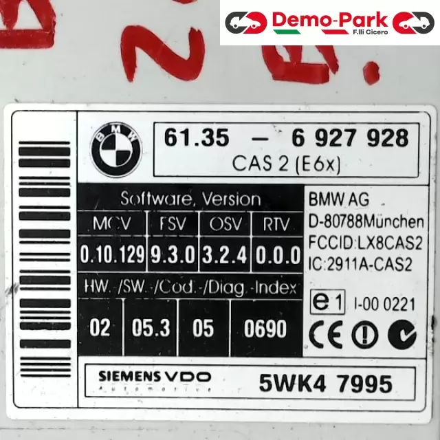 CENTRALINA UNITA DI CONTROLLO BMW  Bmw E60 5WK47995 1