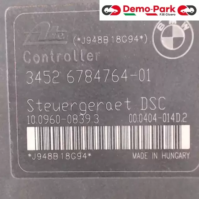 ABS DSC BMW SERIE 1 E87 Bmw SERIE 1 E87 3452 6784764-01 2