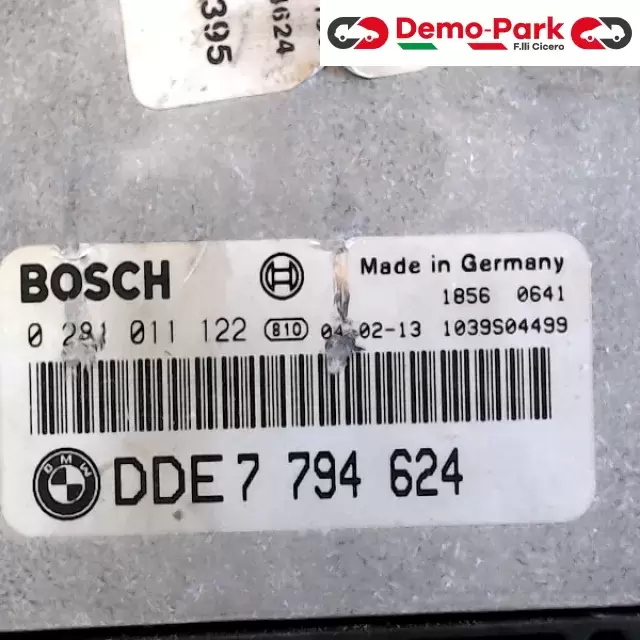 CENTRALINA MOTORE BMW E46 150 CV Bmw 320 - E46 150CV DDE 7 794 624 1