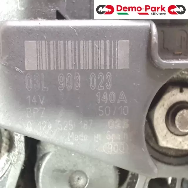 ALTERNATORE AUDI A1 1.6 TDI 140A Audi A1 1.6 TDI 03L 903 023 3