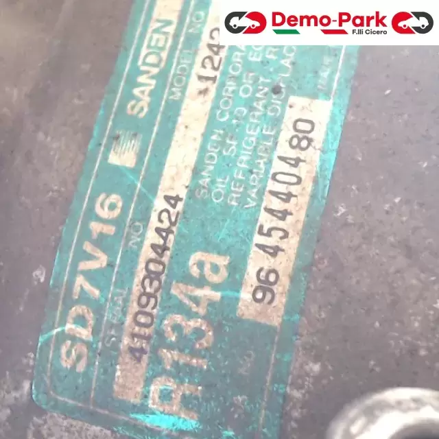 COMPRESSORE ARIA CONDIZIONATA PICASSO 1.6 CitroЁn C3 PICASSO - 1.6 9645440480 0