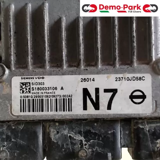 CENTRALINA MOTORE NISSAN QASHQAI Nissan QASHQAI 1.5 DCI 23710JD58C 1