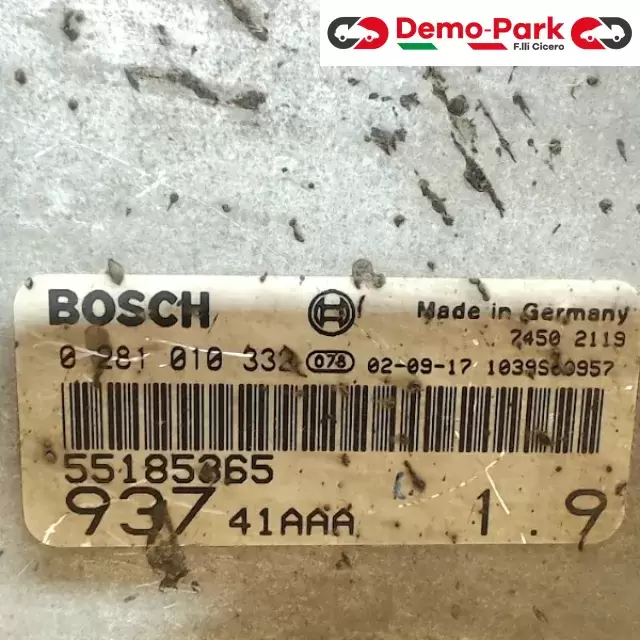 CENTRALINA MOTORE Alfa Romeo 147 1.9 JTD 55185365 1