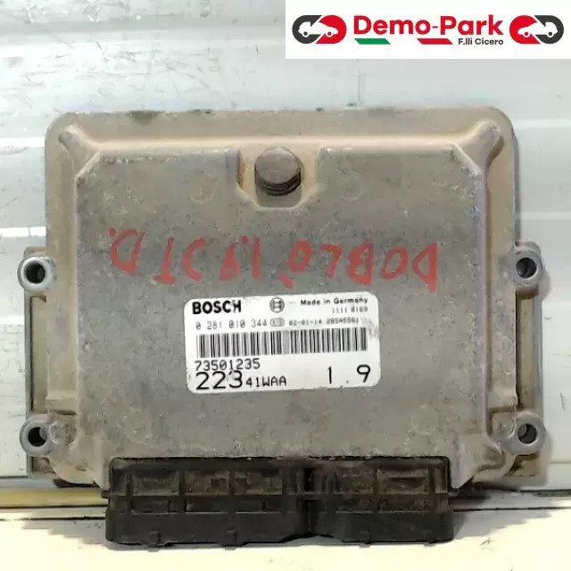 CENTRALINA MOTORE Fiat DOBLÒ - 1.9 JTD 73501235 / 0 281 010 344 0