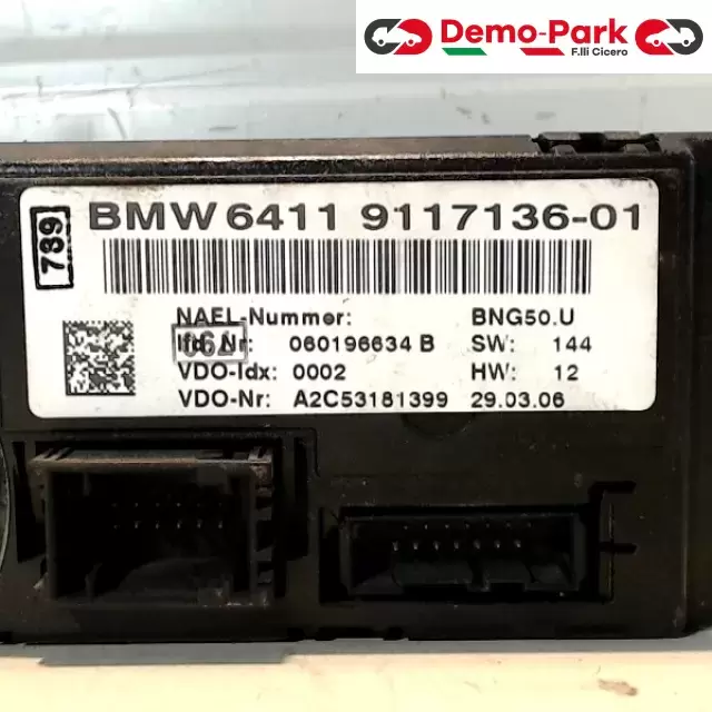 COMANDO CLIMA BMW Bmw SERIE 3 - E90 9117136-01 2