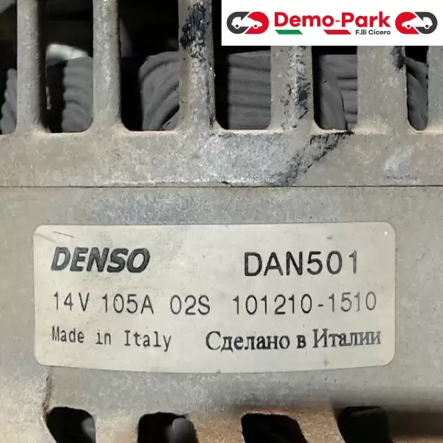 ALTERNATORE 105A Fiat MULTIPLA  1.9 JTD 101210-1510 3