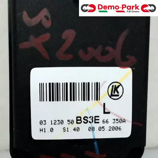 PULSNTIERA VETRI ANT. SX Mazda 3 03 1230 50 BS3E 66 350A 2