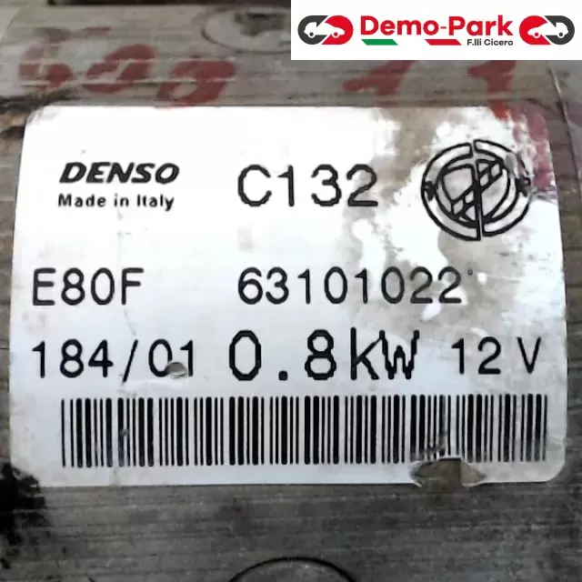 MOTORINO D'AVVIAMENTO Fiat 600 - 1.1 63101022 3