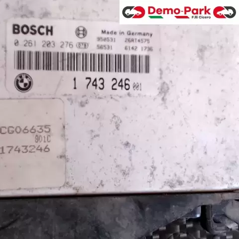 CENTRALINA MOTORE Bmw 316i - E36 BOSCH 0 261 203 276    1 743 246  0