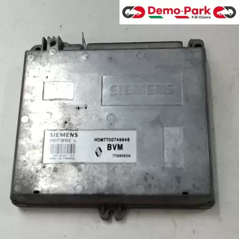 CENTRALINA MOTORE Renault 19 - 1.4 SIEMENS S101718102C     HOM7700749946 0