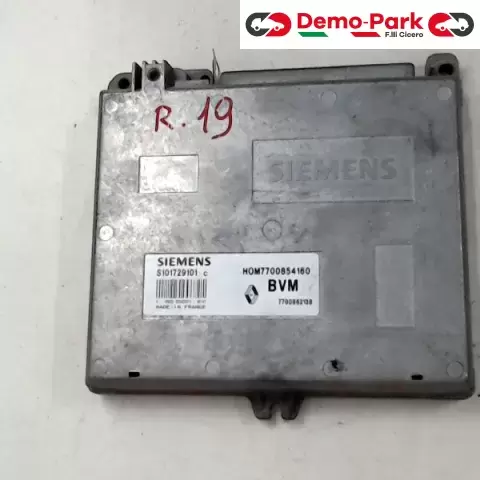 CENTRALINA MOTORE Renault 19 SIEMENS S101729101C   HOM7700854160 0