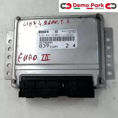 CENTRALINA MOTORE Lancia LYBRA - 2.4 JTD BOSCH 0 281 010 743  46796045   51WAV 0
