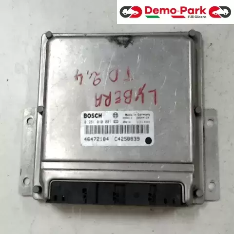 CENTRALINA MOTORE Lancia LYBRA - 2.4 JTD BOSCH 0 281 010 001    46472184  C425B839 0