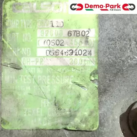 COMPRESSORE ARIA CONDIZIONATA Nissan MICRA K11 - 1.0  0