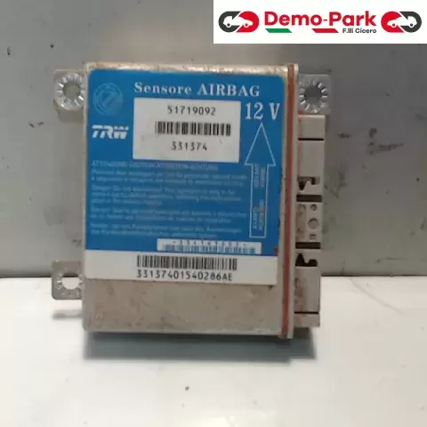 CENTRALINA AIRBAG Fiat PUNTO 188 51719092 0
