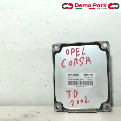 CENTRALINA MOTORE Opel CORSA - 1.7 DTI 09391269 0