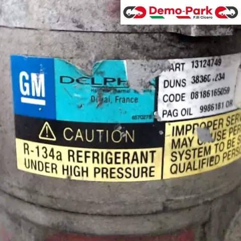 COMPRESSORE ARIA CONDIZIONATA CORSA D Opel CORSA D 1.2 DELPHI 08186165059 0