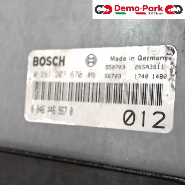 CENTRALINA MOTORE Lancia K BOSCH 0 261 203 670   0 046 446 967 0 1