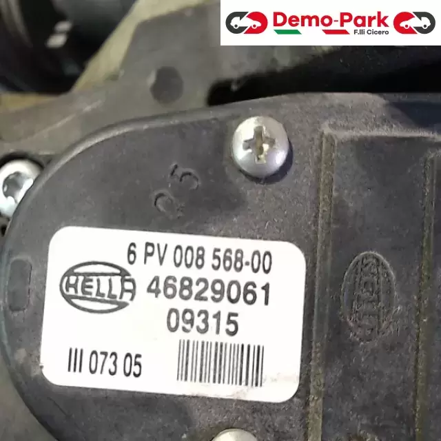 PEDALE ACCELLERATORE Fiat PUNTO 1.3 MJET 46829061 09315 2