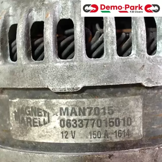 ALTERNATORE ALFA 159 2.4 JTD 150A Alfa Romeo 159 - 2.4 JTD MAN7015 063377015010 3